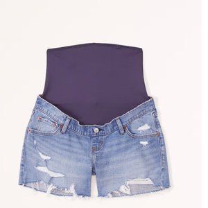 Abercrombie 4 Inch Mom Maternity Shorts Size 27